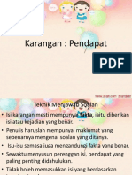 Karangan Pendapat