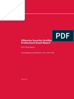 Offensive Security Certified Professional Exam Report