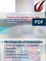 Fermentation Processes and Their Application: Fermentation, Far From Being A Lifeless Phenomenon, Is A Living Process "