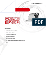 DS-2CE16D0T-IF 2 MP Bullet Camera - Datasheet