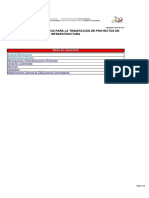 LINEAMIENTO PROY DE INFRAESTRUCTURA (Para Planta Fisica)