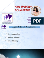 Career Planning Webinar (Introductory Session)