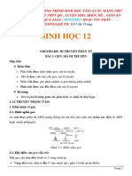 Sinh 12. Tóm Tắt Lý Thuyết Chuyên Sâu Trắc Nghiệm