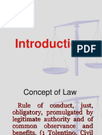 INTRODUCTION, EFFECT AND APPLICATION OF LAW - Arts. 1 To 15