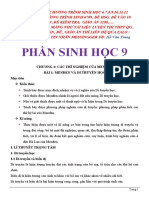 Sinh 9. Lý Thuyết Và Sơ Đồ Hóa Và Trắc Nghiệm