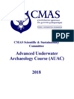 Advanced Underwater Archaeology Course (AUAC) 2018: CMAS Scientific & Sustainability Committee