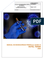 MANUAL DE   BIOSEGURIDAD   COVID-19