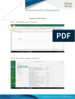 Anexo 2 - Uso de Solver (Excel) en Programación Lineal