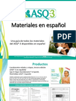 ASQ 3 Spanish Resources Guide - Spanish