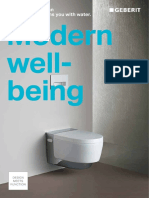 Modern Well-Being: Geberit Aquaclean The WC That Cleans You With Water