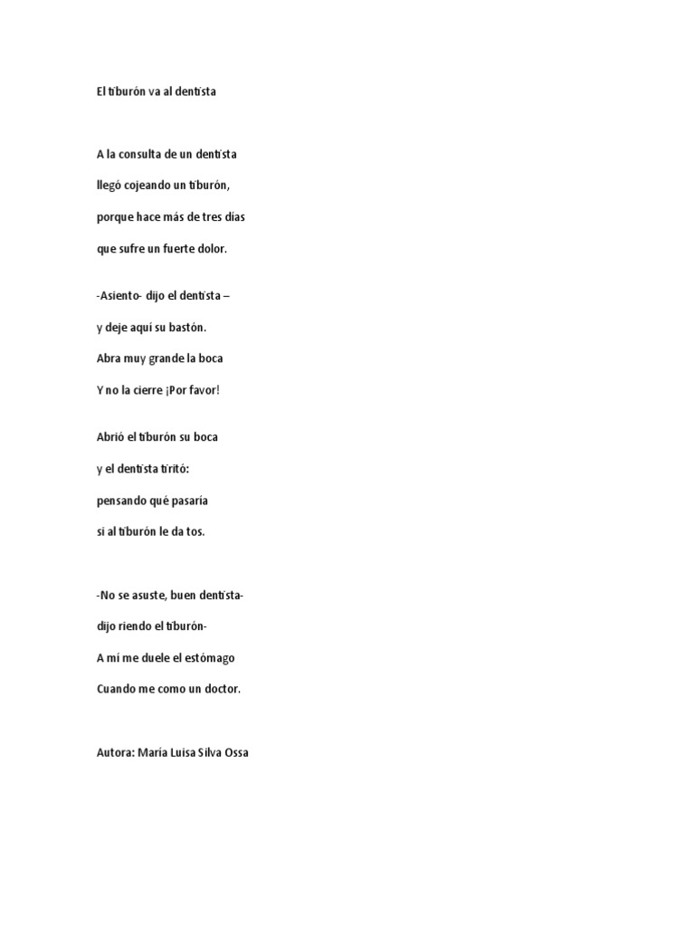 El Tiburón Va Al Dentista PDF