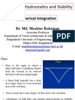 Numerical Integra/on: NAME 117: Hydrosta) Cs and Stability