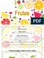 Categoría Semántica Frutas