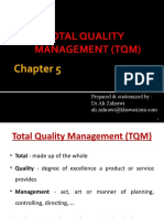 Total Quality Management (TQM) : Prepared & Customized By: DR - Ali Zahrawi