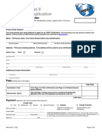 Asnt NDT Level Ii Certification Application: ASNT Identification Number Contact Information