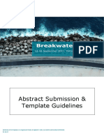 Abstract Submission & Template Guidelines