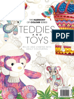 Colouring Book Teddies and Toys June 2021