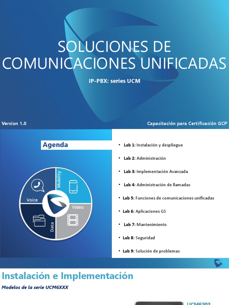 GCP UCM Presentation-V1.0-R1 - Español | PDF | Dirección IP | Red mundial