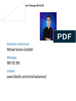 Resolución de Michael Saravia Candiotti con WhatsApp 989 781 990