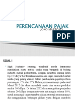 (Lembar Soal) Materi Perencanaan Pajak