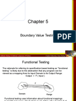 Software Testing: A Craftsman's Approach, 4 Edition Chapter 5 Boundary Value Testing