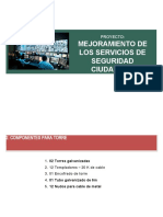 Mejora de servicios de seguridad ciudadana mediante proyecto de infraestructura, equipamiento y comunicaciones