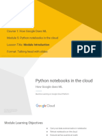 Module 5 Python Notebooks in The Cloud
