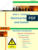 Week 2 - Element 4: Electrical Hazards and Control