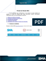 SKA - Funcionalidades Do Portal Do Cliente