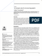 rules for structuring papers