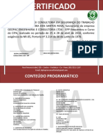 Certificado Cipa - Individual