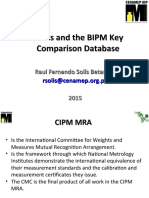 Cmcs and The Bipm Key Comparison Database