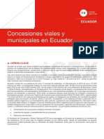 Concesiones Viales y Municipales en Ecuador