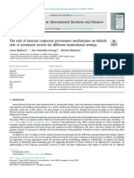 The Role of Internal Corporate Governance Mechanisms On Default