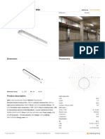 4500 LM 36 W 840 FO L1277mm IP66: Dimension Photometry