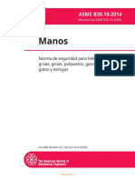 Manos: ASME B30.10-2014