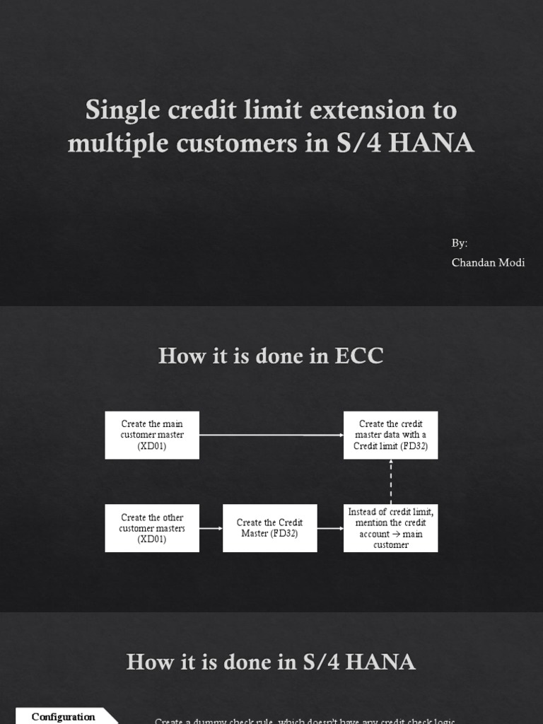 Single Credit Limit Extension To Multiple Customers | PDF | Computing ...