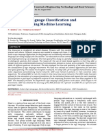 Indian Sign Language Classification and Recognition Using Machine Learning