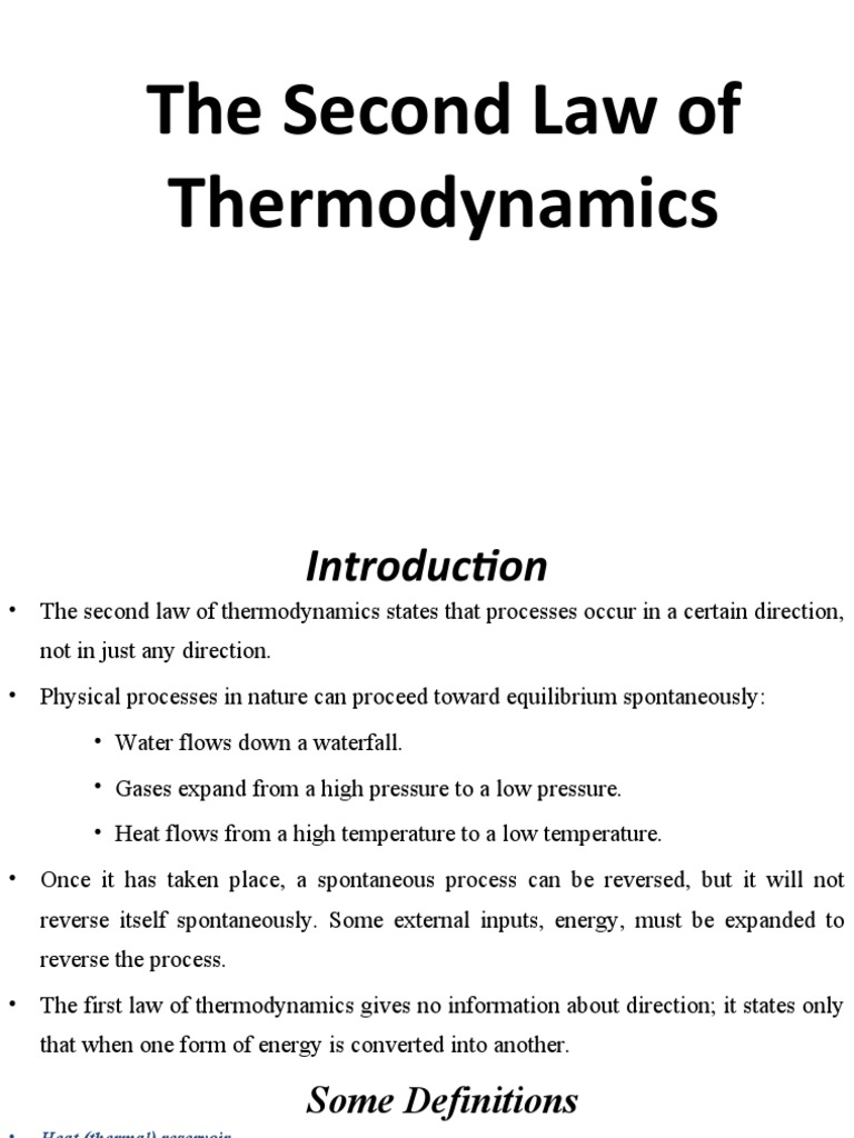 Understanding the Second Law of Thermodynamics | PDF | Heat | Second ...