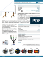 Terminacion Monoblock de Interior Hasta 24 KV: Erminación en Frío Monoblock para Uso Interior de Tecnología en