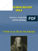 Ishemijska Bolest Srca: Prof - Dr.sc. Hrvoje Pintarić Internist-Kardiolog