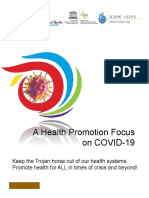 A Health Promotion Focus On COVID-19