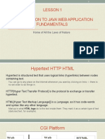 Lesson 1 Java Web Fundamentals