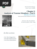 Chapter 3b - Analysis of Tension Members