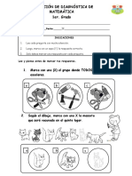 Evaluación de Matematica 1er.a.