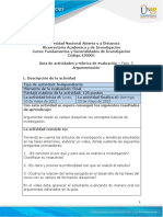 Guía de Actividades y Rúbrica de Evaluación - Fase 5 - Argumentación (1)