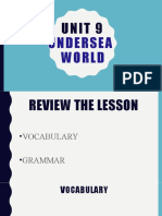Undersea World Lesson Review