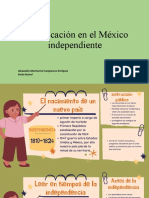 Bloque 2 La Educacion en La Independencia de Mexico