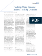 Activating Teaching Using Running Records to Inform Teaching Decisions