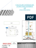 Calcular Cantidad de Acero para Estribos de Columna